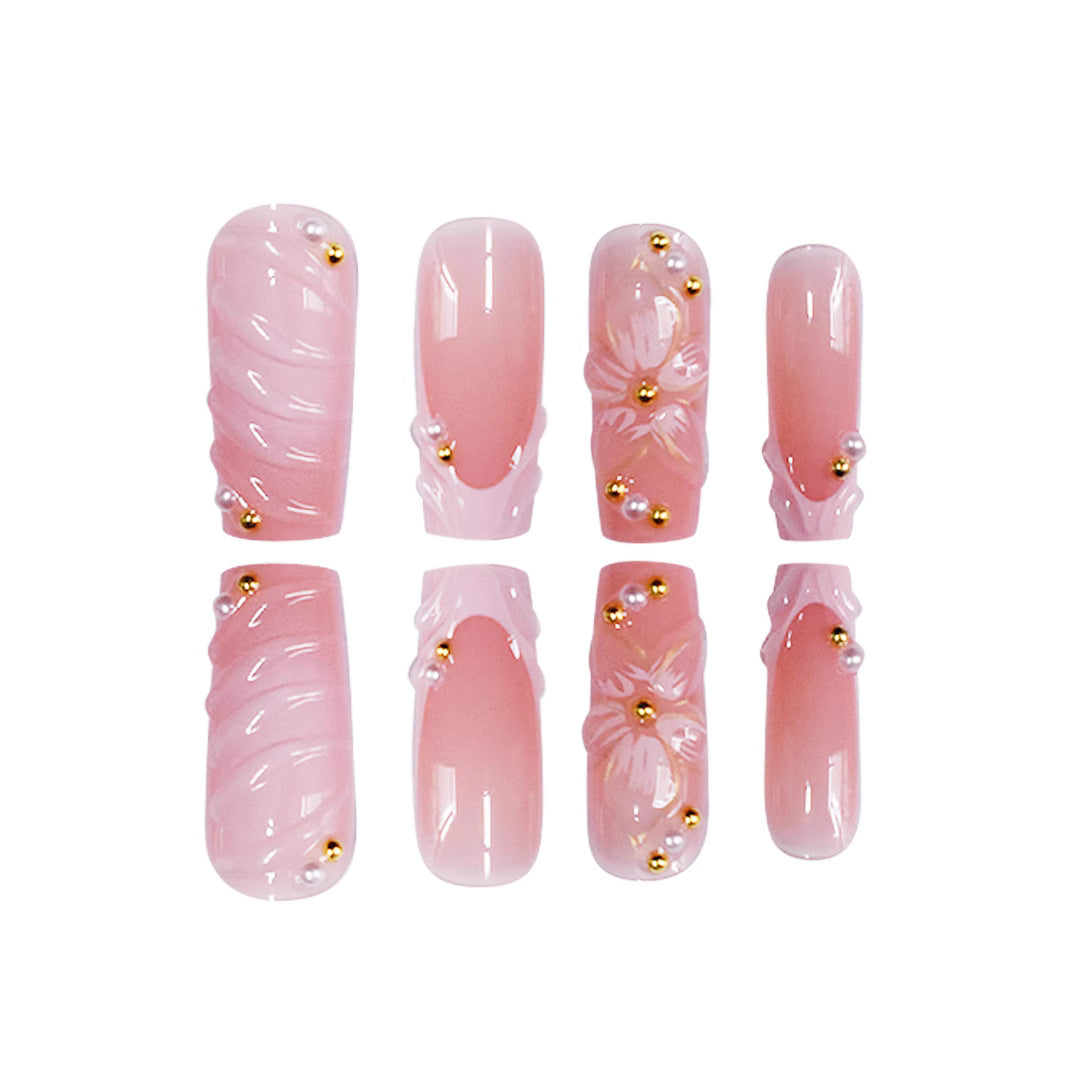 Blumeninspiriertes Premium-Acrylnagel-Enhancements Brehn
