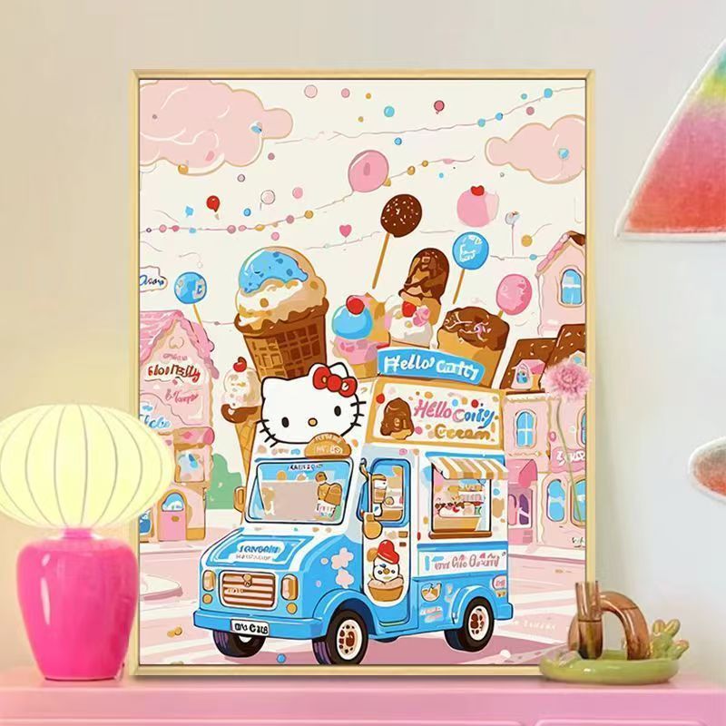 Niedliches bäckerei-themed Wandkunstdruck Brehn