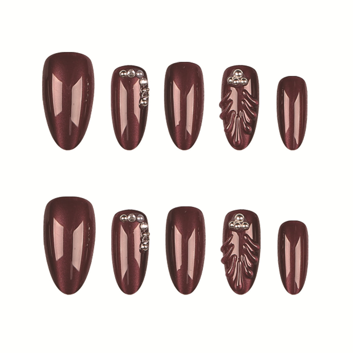 Elegante dekorative Nagelspitzen