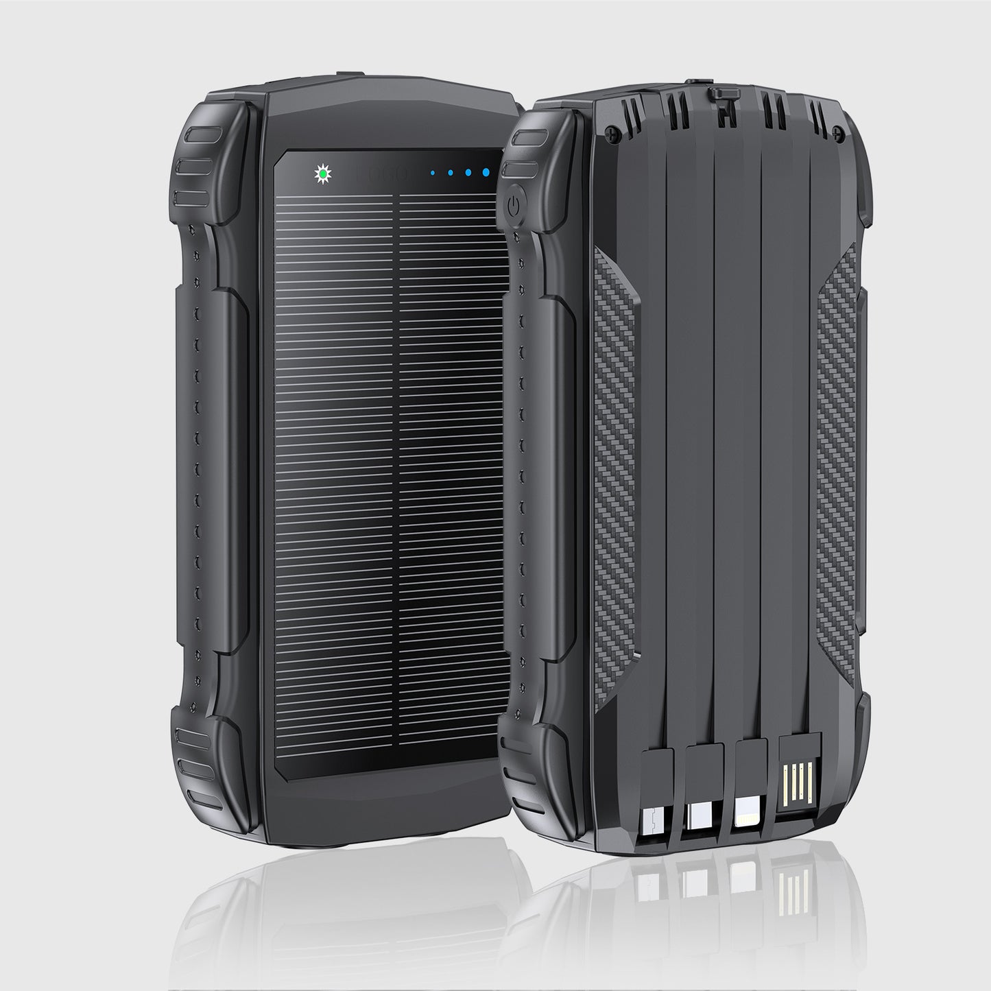 Solar Powerbank mit Hoher Kapazität Von Brehn