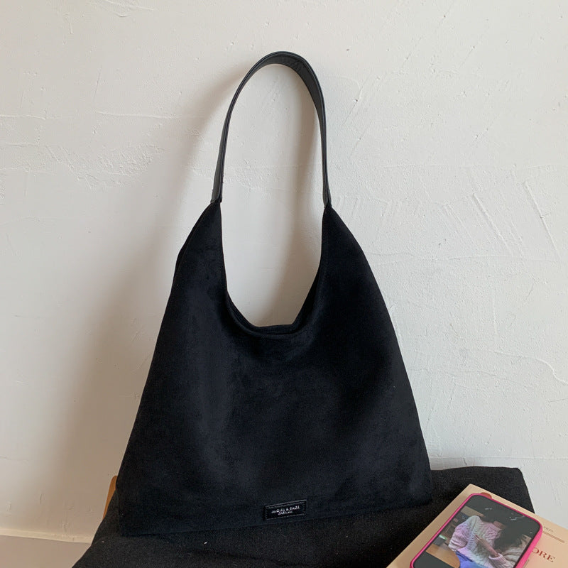 Premium Wildleder Slouchy Tote Bag Brehn