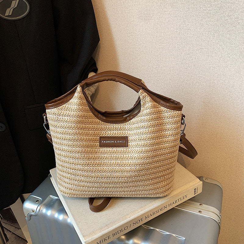 Stylishe gewebte Handtasche