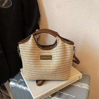 Stylishe gewebte Handtasche