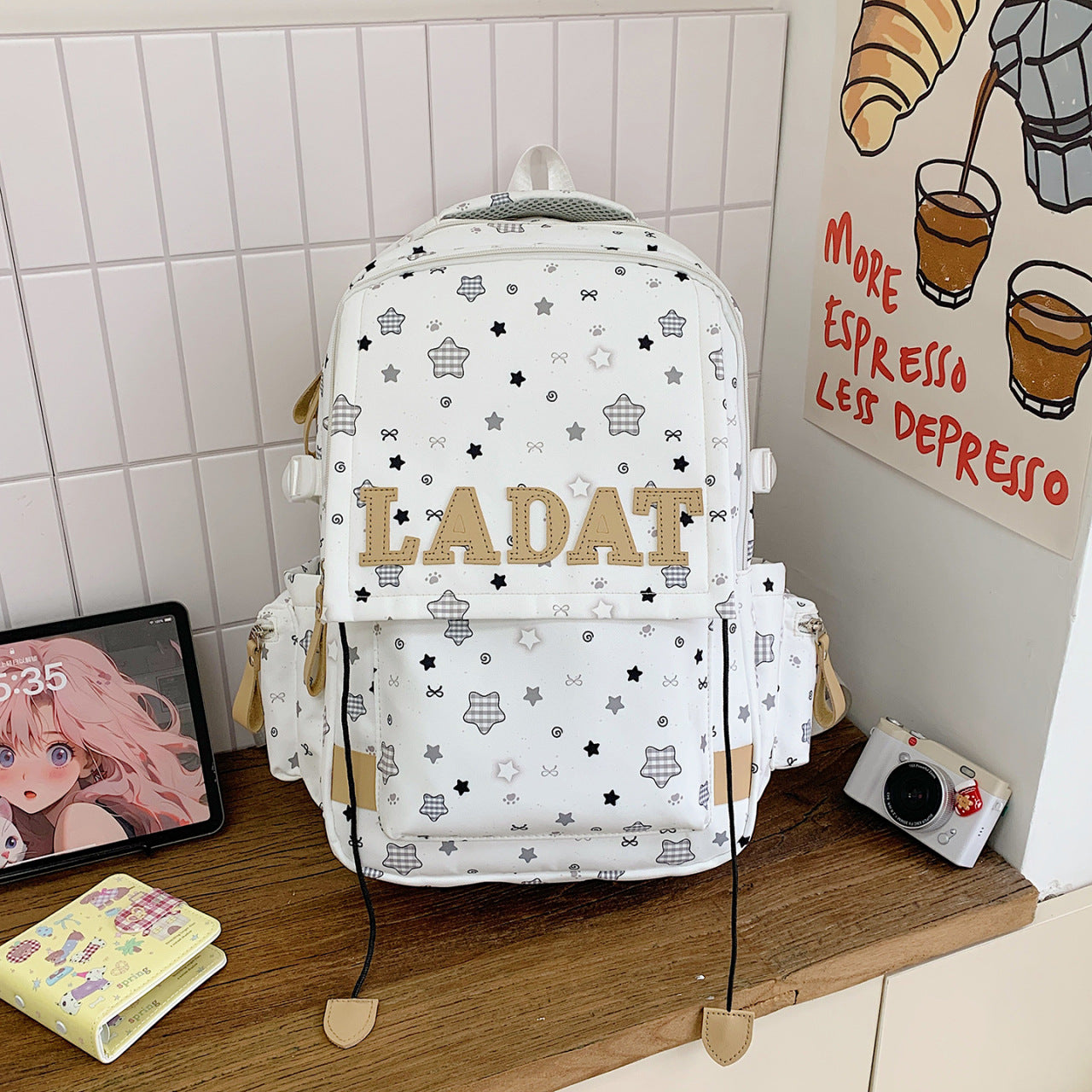 Multi-Funktionale Rucksack mit Sternmotiv 1787242962