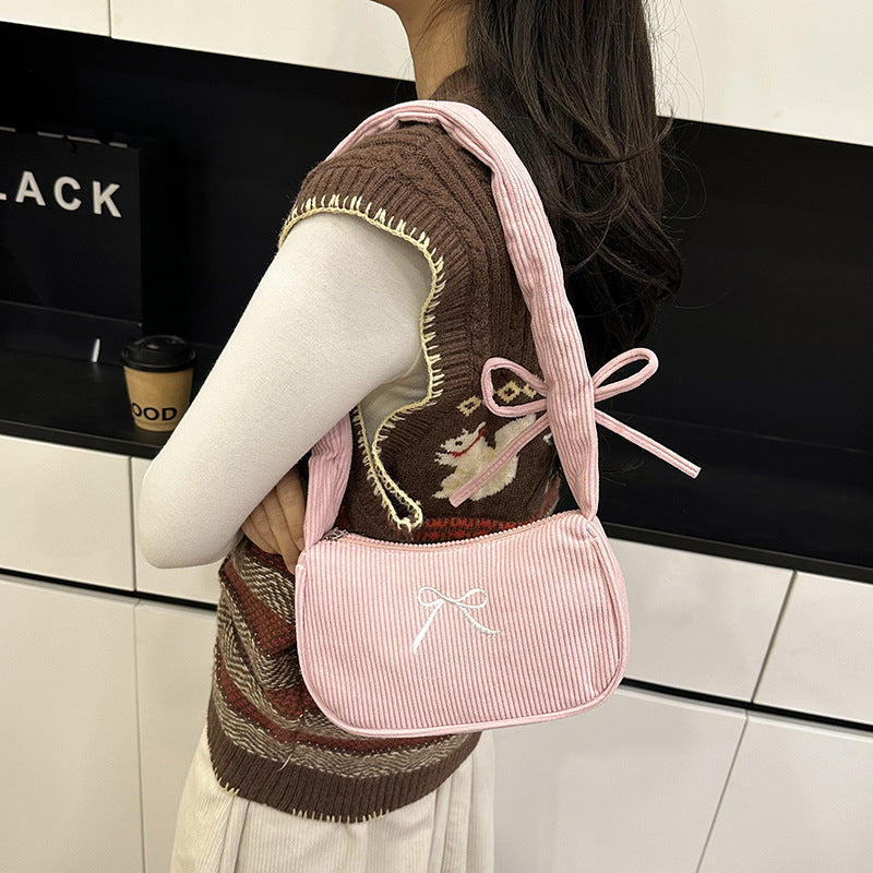 WoElegant Texturiertes Cordura Crossbody Bag Brehn