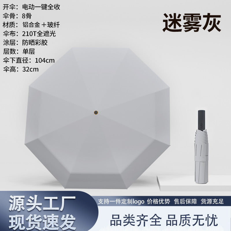 Damen Automatischer Winddichter Regenschirm mit UV-Schutz Brehn