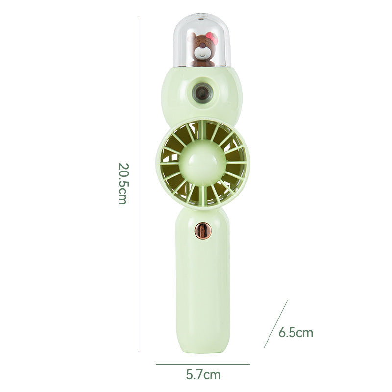 Adorable Cartoon-Themen Handheld Fan Brehn
