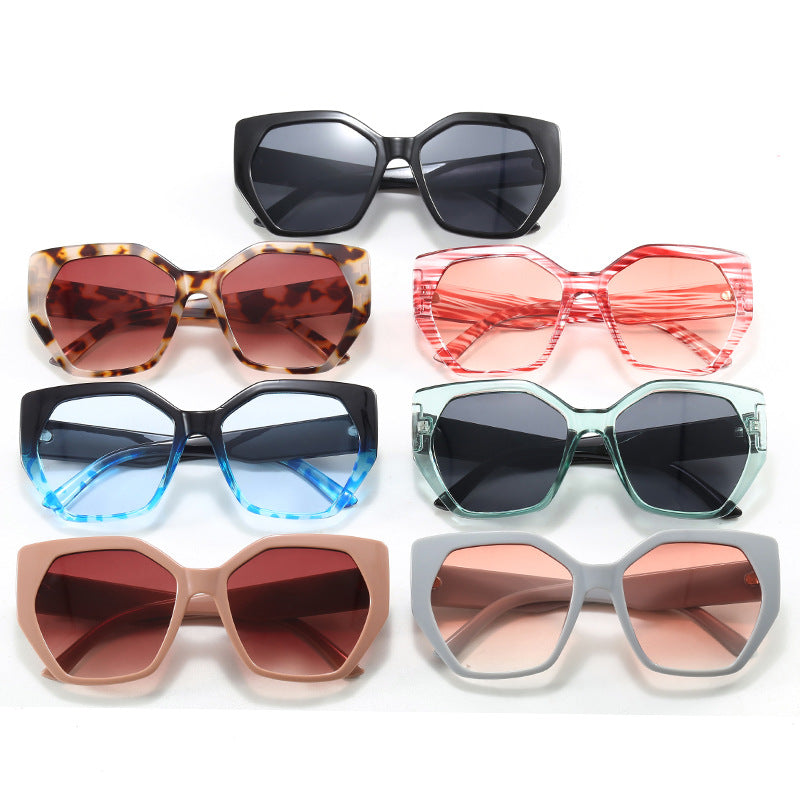 Damen oversized geometrische Sonnenbrille Brehn