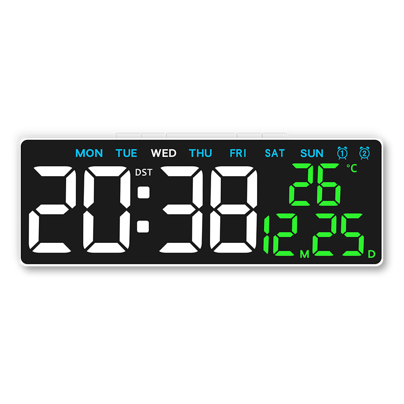 Digitaler Wetterwecker mit Großem Led-Display und Temperaturanzeige Brehn