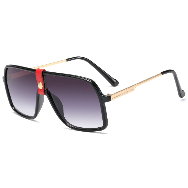 Damen Oversized Sonnenbrille mit modischem Rahmen und Sonnenbrillengläsern Brehn
