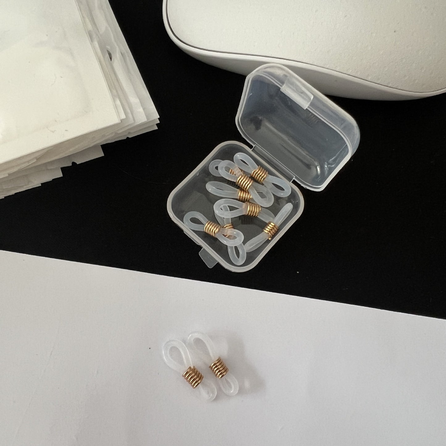 Haar Zubehör Clips mit goldenen Akzenten Brehn