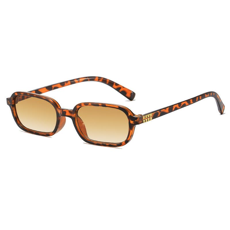 Retro-inspirierte Übergroße Rechteck-Sonnenbrille Brehn