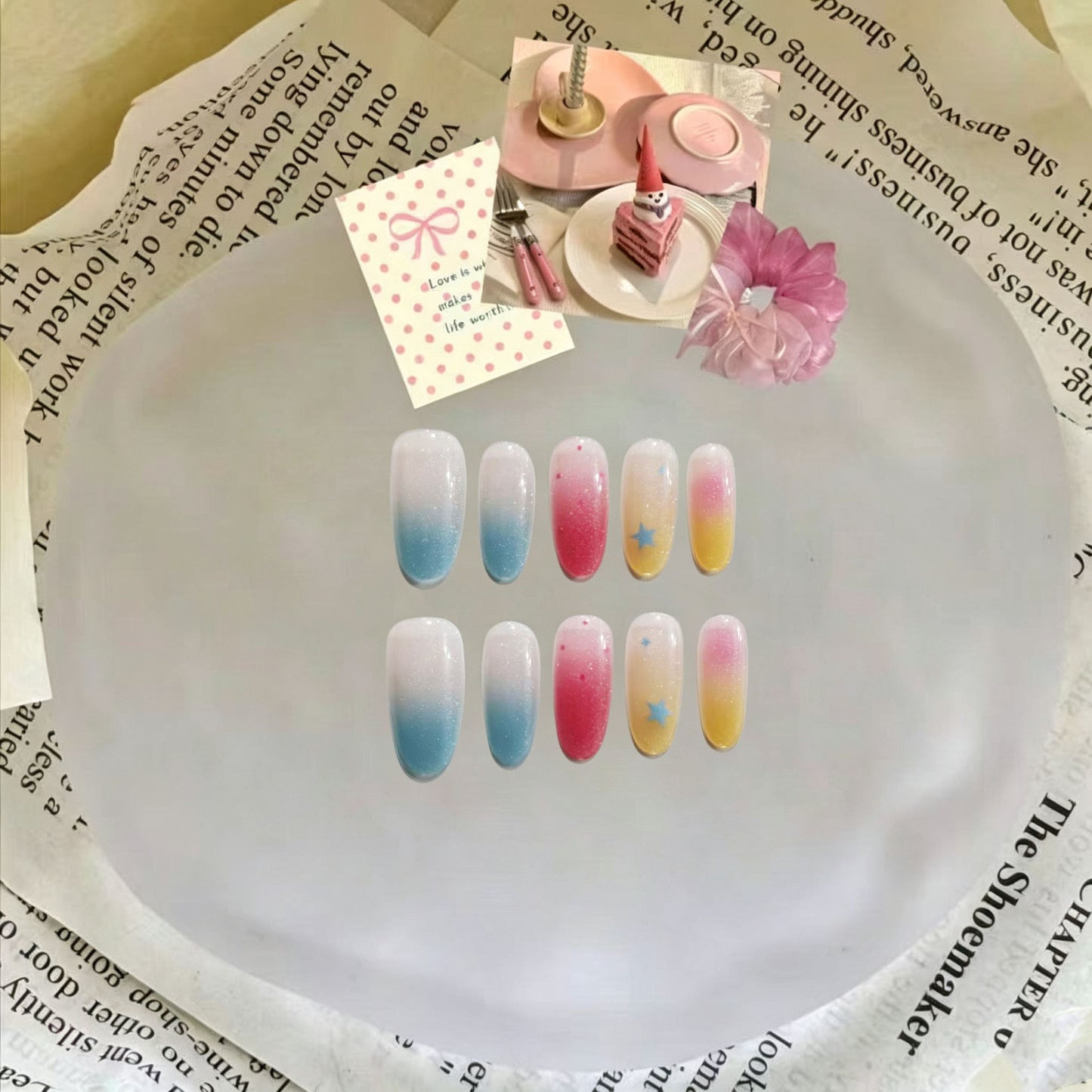 Artistic Ombre Nageldesign Set Brehn