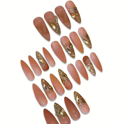 Glamouröse Stiletto-Nagelkunst-Verstärkungen Brehn