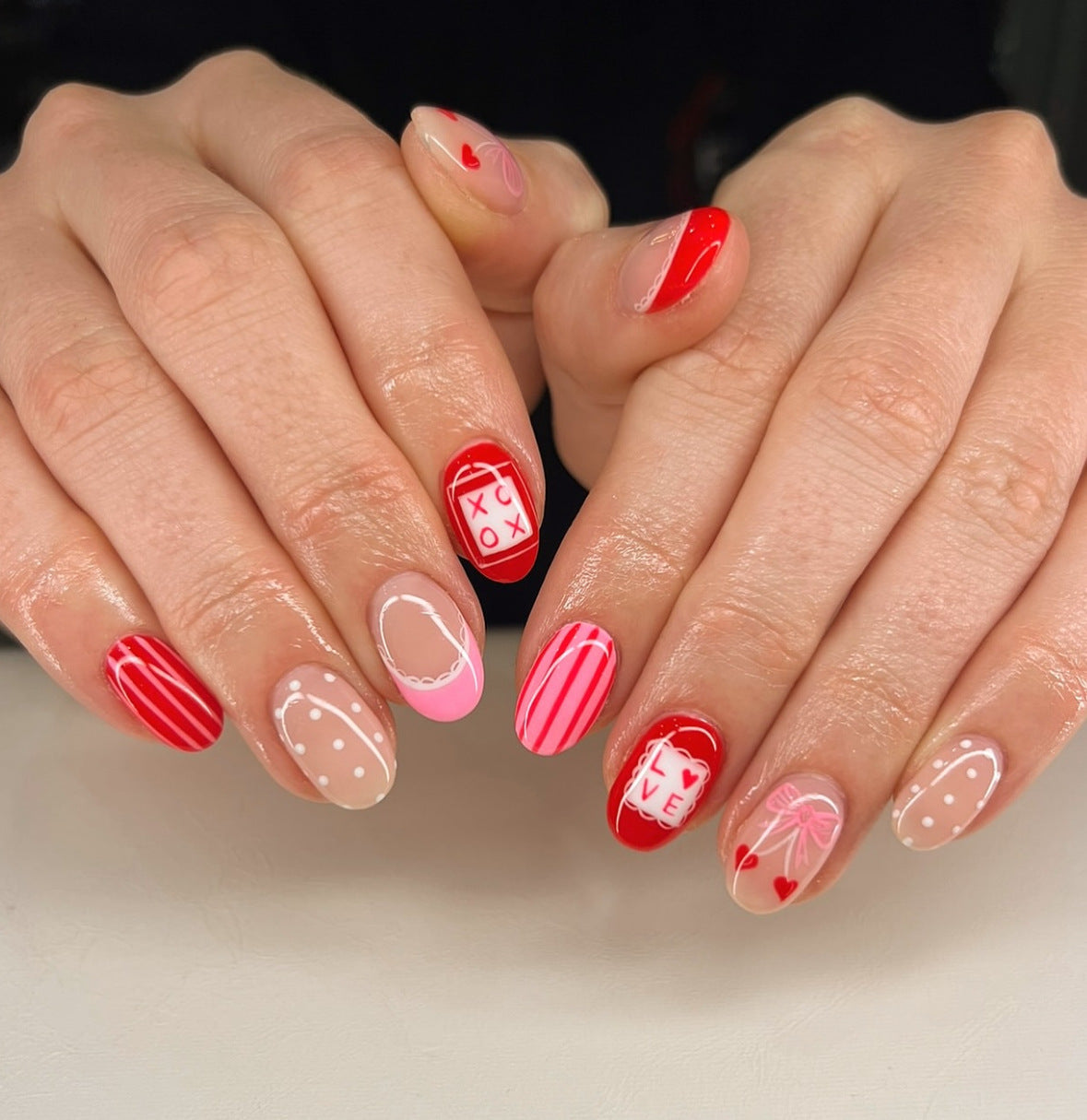 Festliches Nagelkunstdesign Brehn