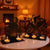 Haunted House Metall Teelichthalter Deko Brehn