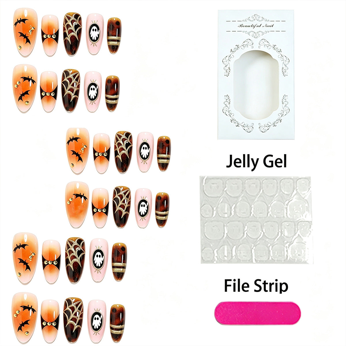 Halloween Nagelkunst Set Brehn
