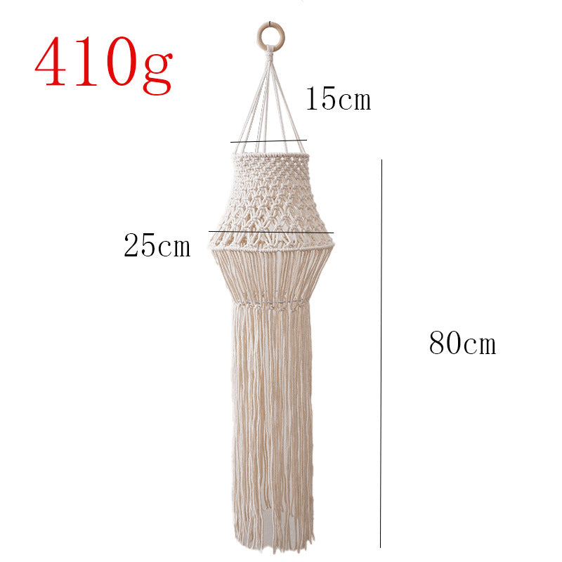 Macramé Hängelampe Schirm Brehn