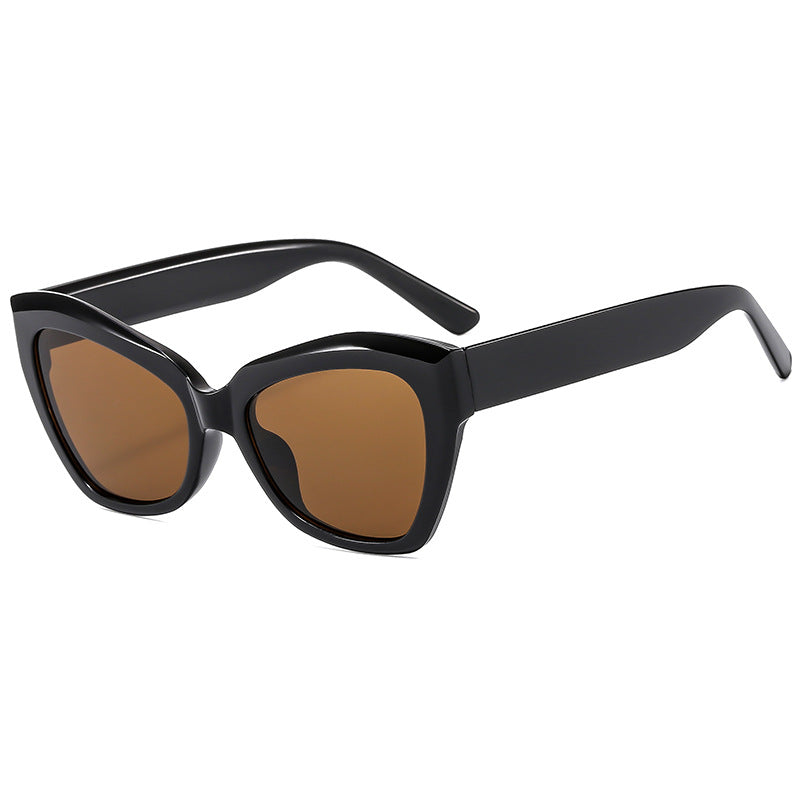 Damen Cat-Eye Sonnenbrille mit markantem Rahmen und polarisierenden Gläsern Brehn