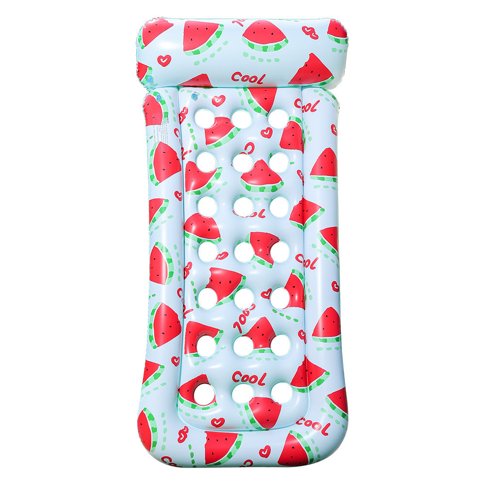 Damen Aufblasbare Wasserliege mit fruchtigem Design Brehn