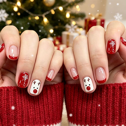 Festliche urlaubsbezogene Nagelkunst Brehn
