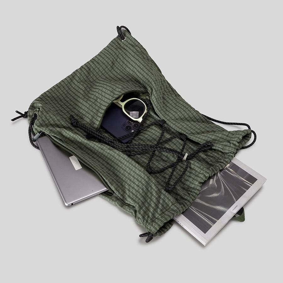 Moderner Kordelzug-Rucksack