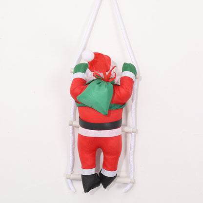 Verspielte Weihnachtsmann Dekorationsfigur Brehn
