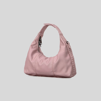 Geflochtene Handheld-Ledertasche