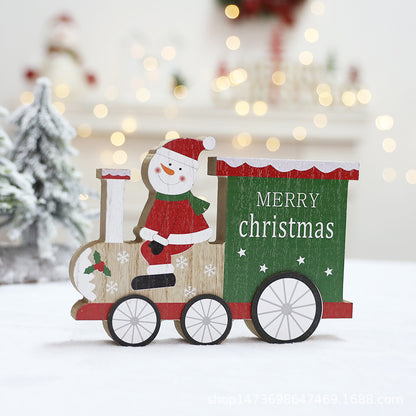 Dekorativer Weihnachtsmann-Zug Anhänger