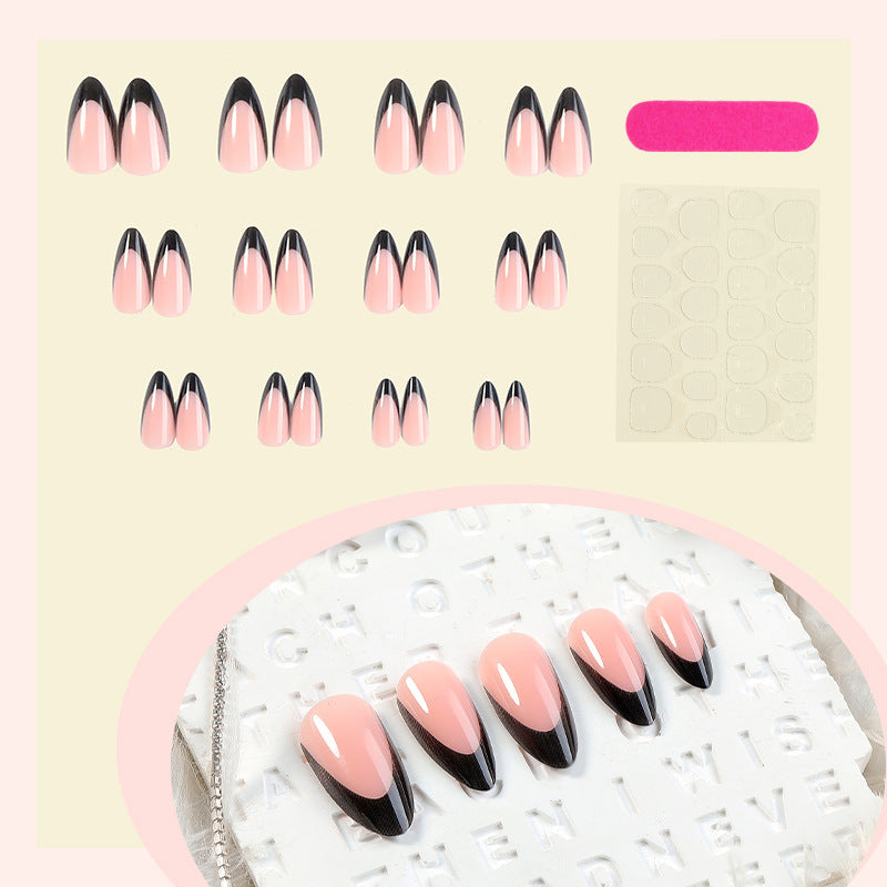 Elegantes Mandel Press-On Nail Set Brehn