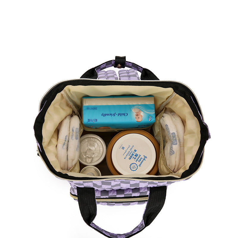 Kariertes Muster Rucksack Brehn