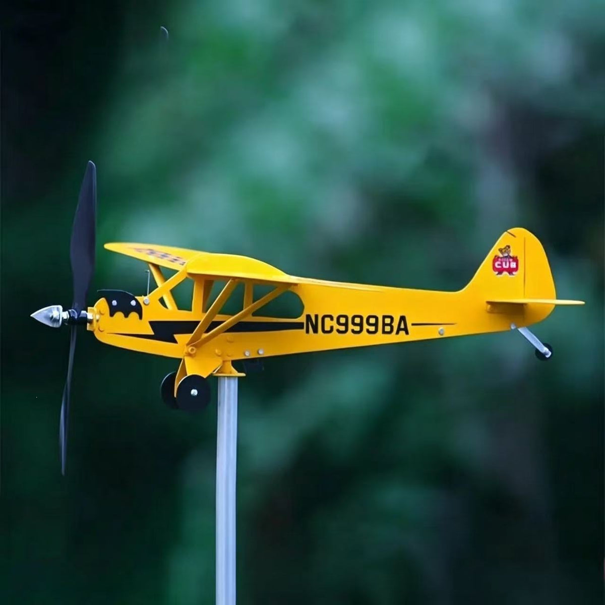 Dekorativer Flugzeug-Gartenstecker Brehn