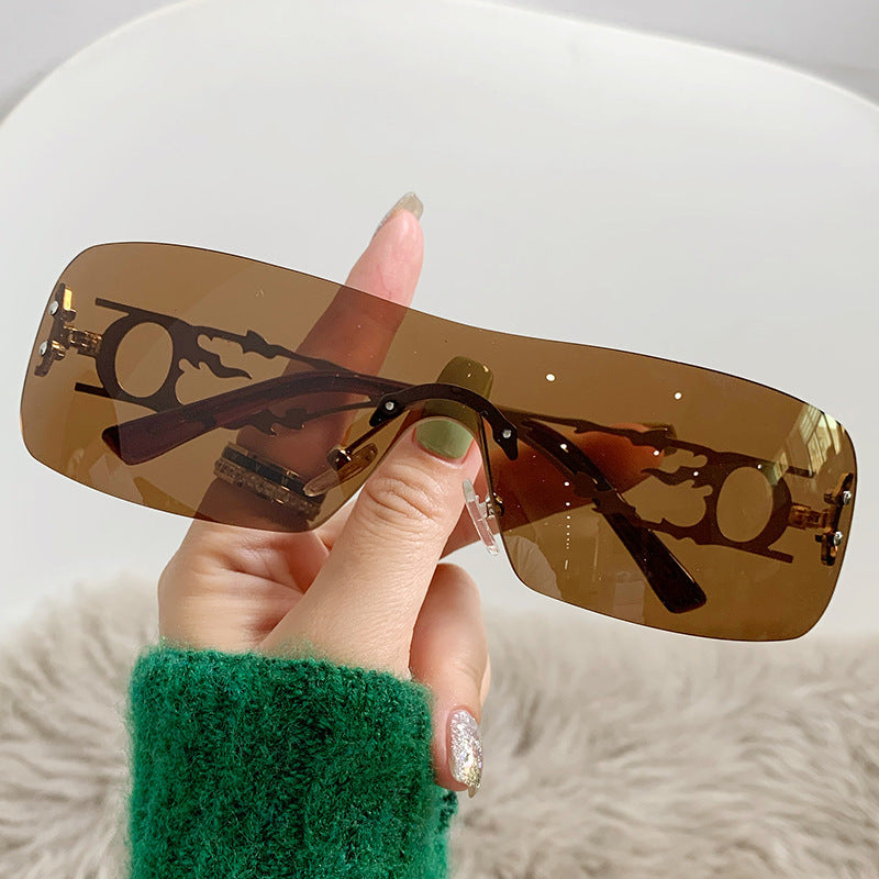 Damen modische Sonnenbrille mit innovativem Design Brehn