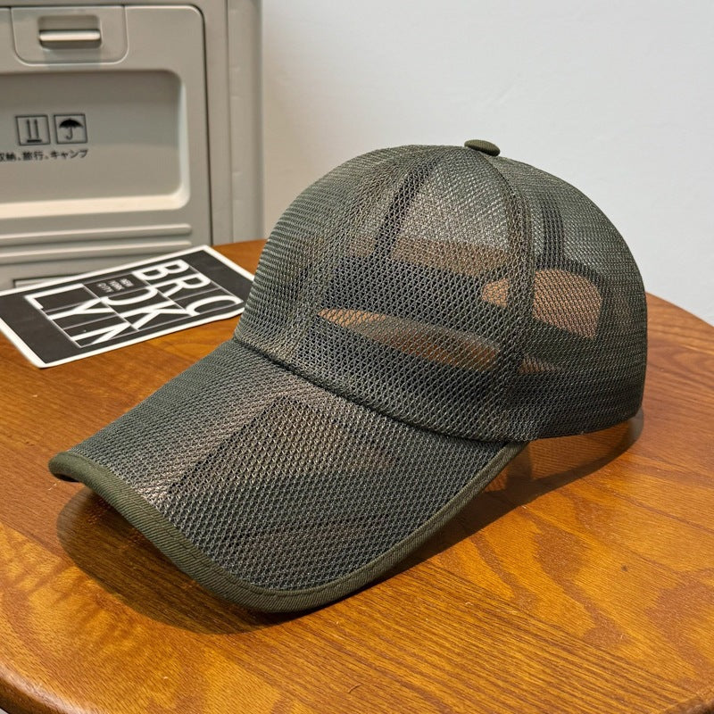 Damen Sportliche Netz-Baseballkappe Brehn