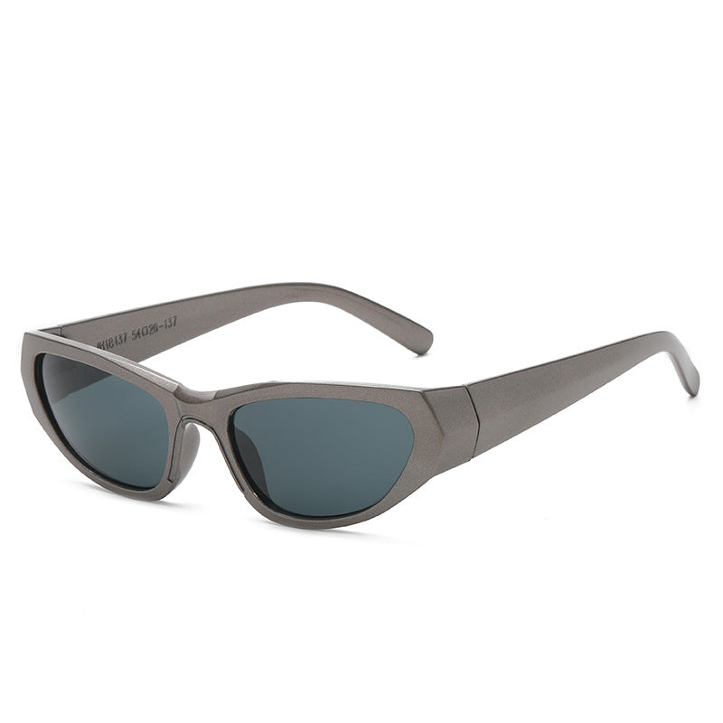 Damen stylische geometrische Sonnenbrille im modernen Design Brehn