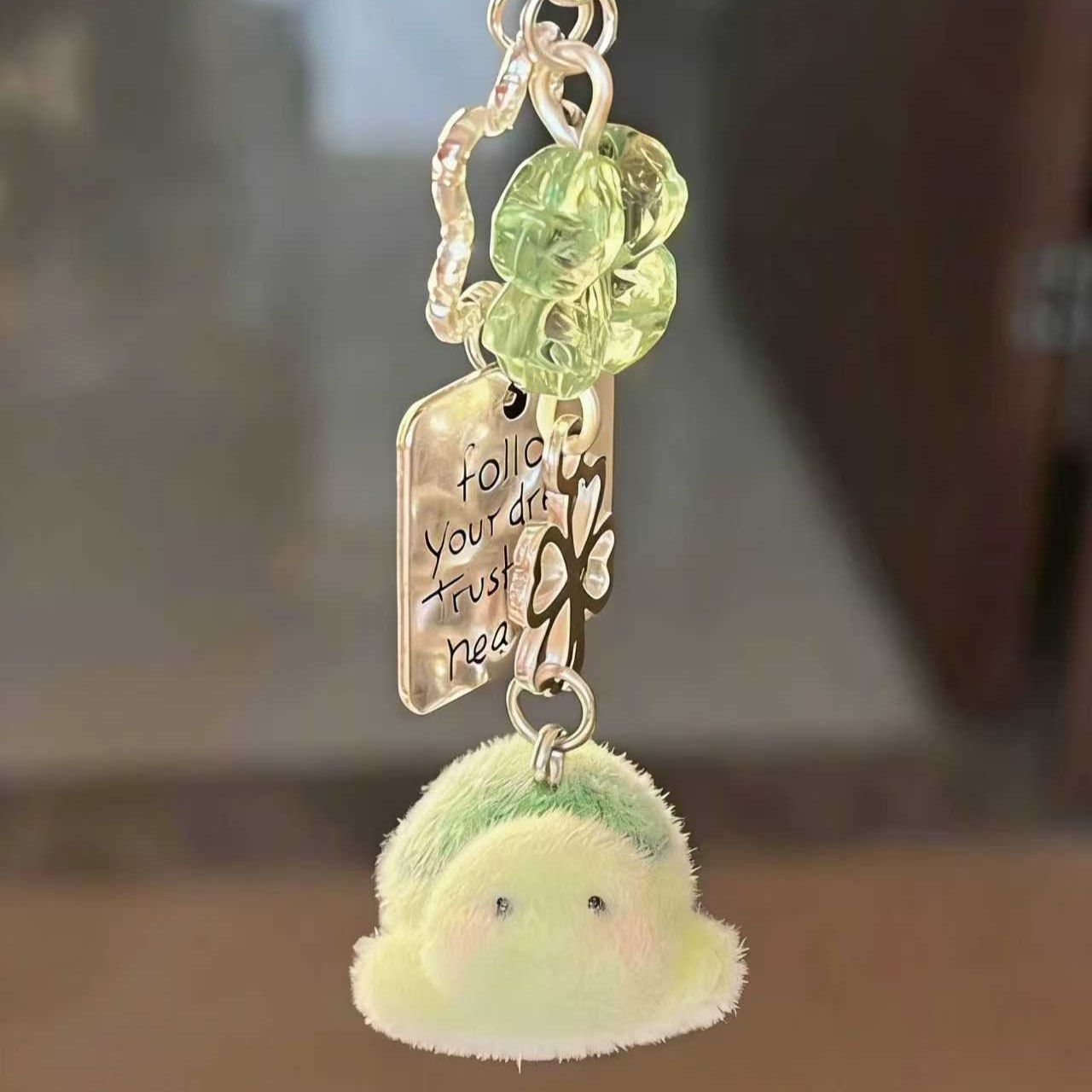 Inspirierende Schildkröte Charm Schlüsselanhänger Brehn