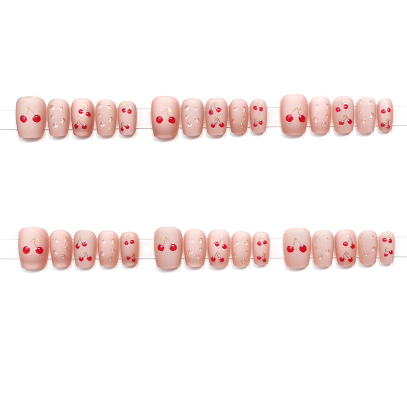 Kirschblüten-Themen Press-On Nagelkunst Brehn