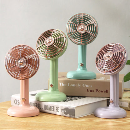 Damen Tragbarer Tischventilator mit flexiblem Neigungsmechanismus Brehn