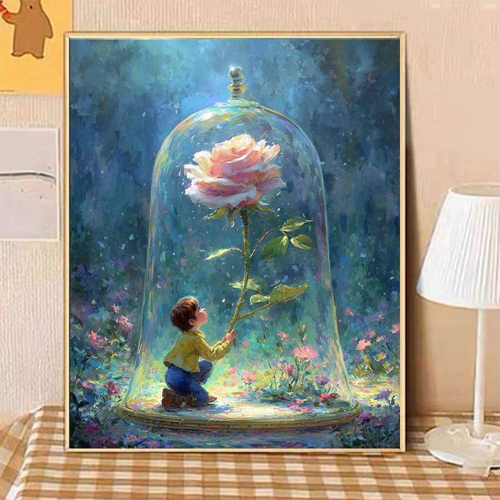 Verzaubertes Garten Fantasy Kunst Druck Brehn
