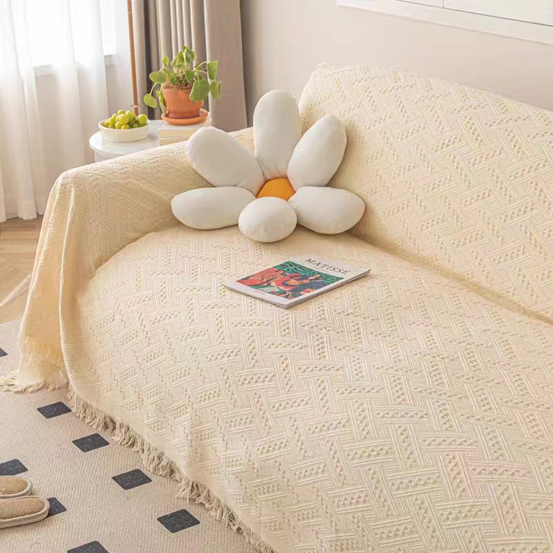 Elegante Gewebte Wurfdecke