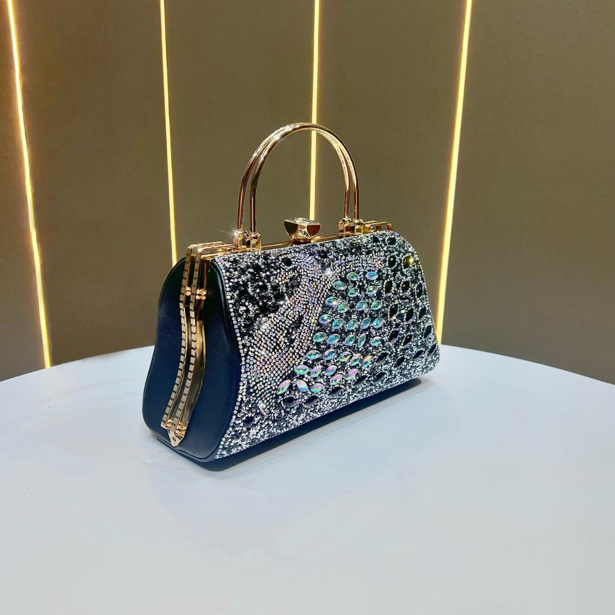Luxuriöse Strass Abendhandtasche