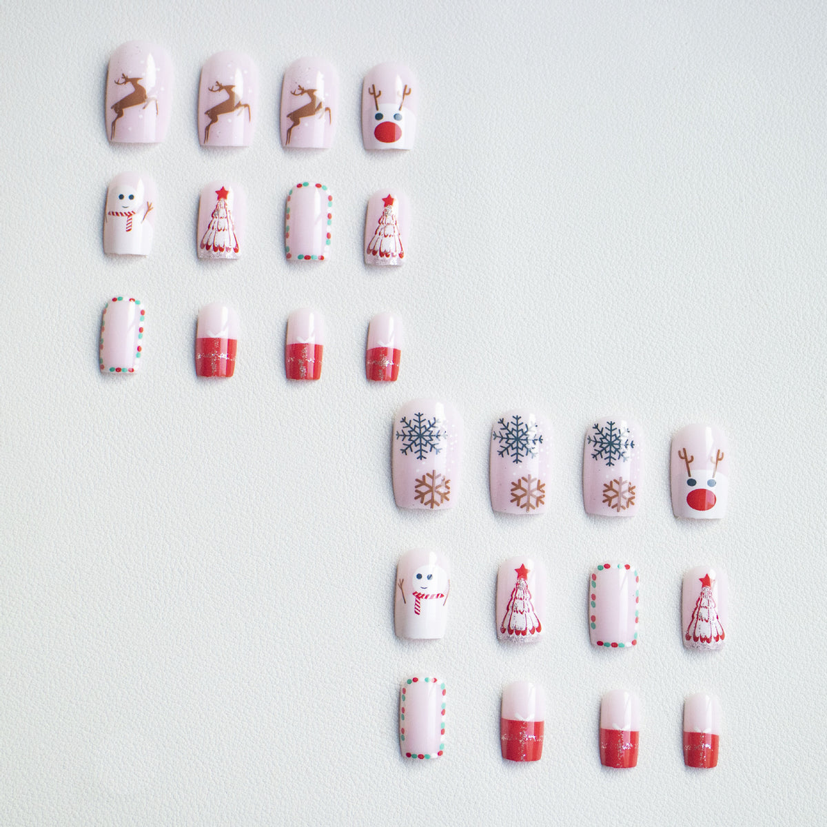 Festliches Feiertags-Nagelkunst-Set