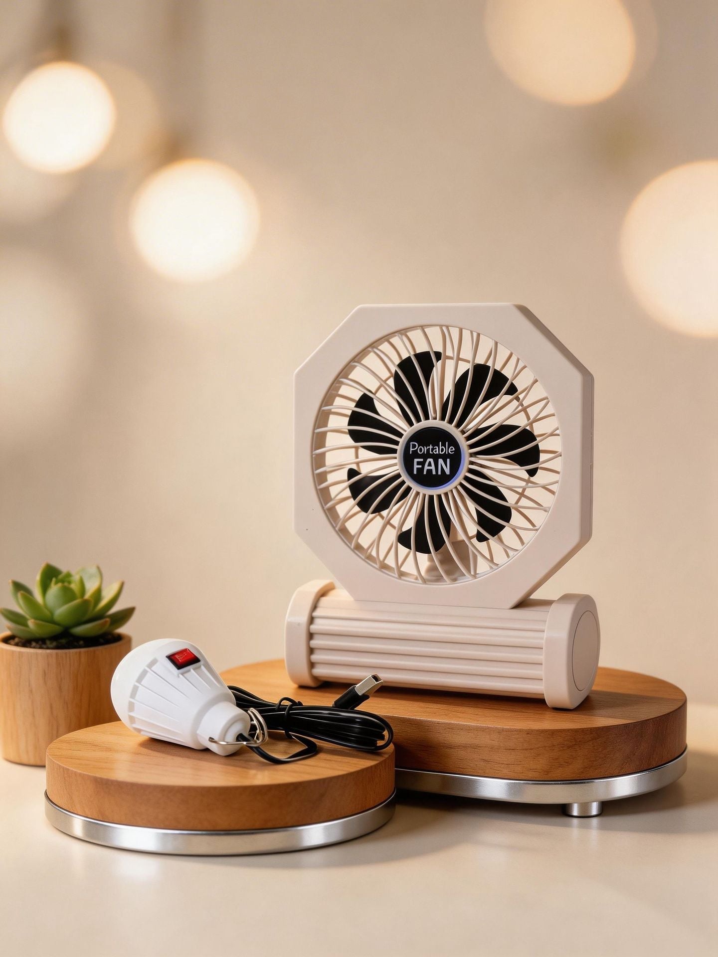 Frauen tragbarer Tischventilator mit USB-Verbindung Brehn