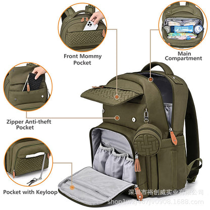 Stilvoller Multifunktions-Wickelrucksack Brehn