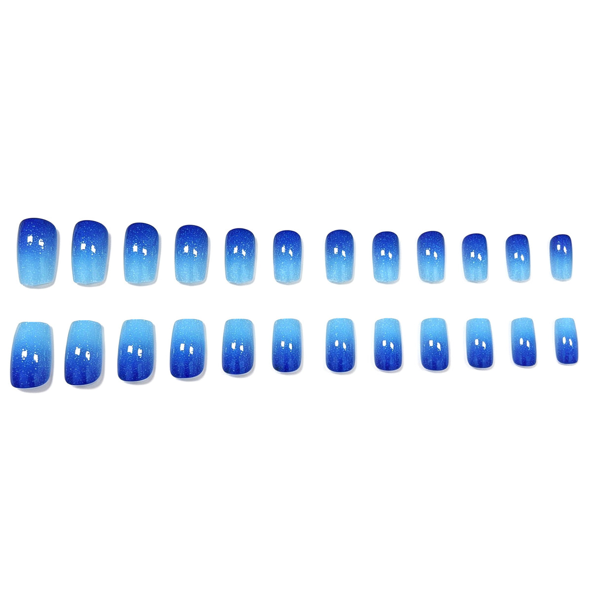 Gradient Glitter Nagelkunst Brehn