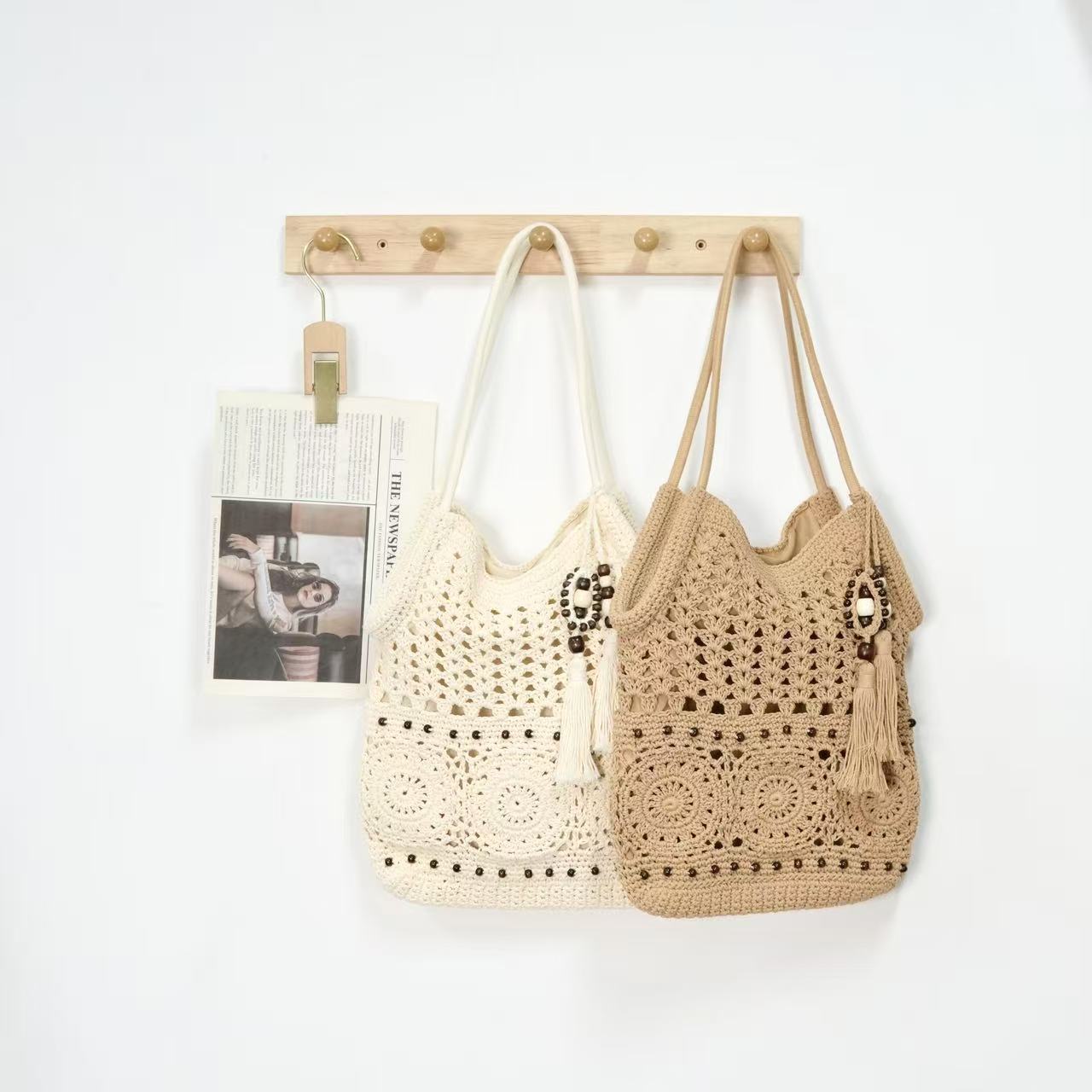 Handgefertigte Häkeltragetasche Brehn