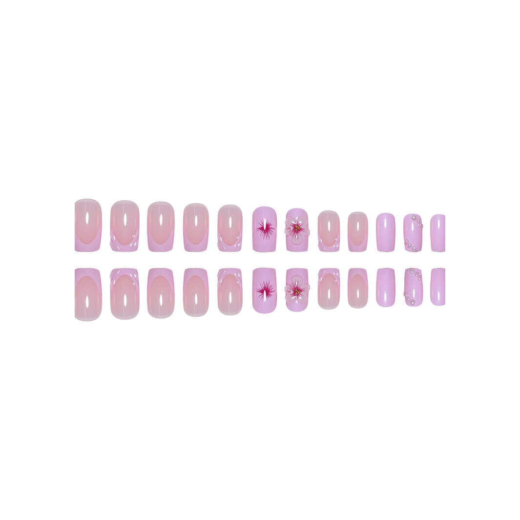 3D Florale Acryl-Nagelverstärkungen Brehn