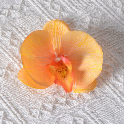 Elegante künstliche Orchideen-Haarspange