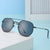 Damen Sonnenbrille mit ovalem Rahmen und schützendem Verlaufsglas Brehn