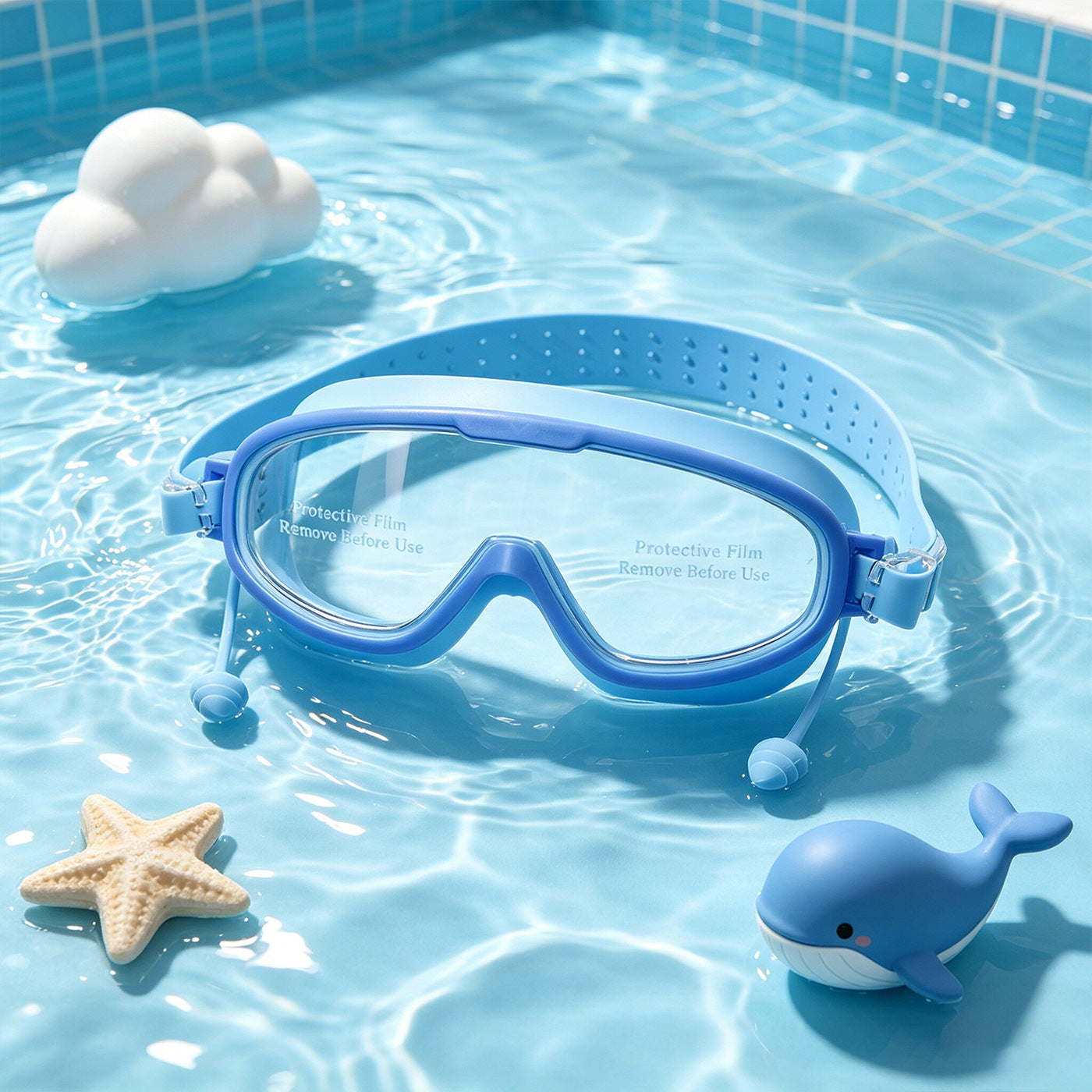 Kinder Komfort-Fit Schwimmbrille Brehn